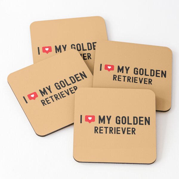 Item preview, I Love My Golden Retriever designed and sold by to-esu.