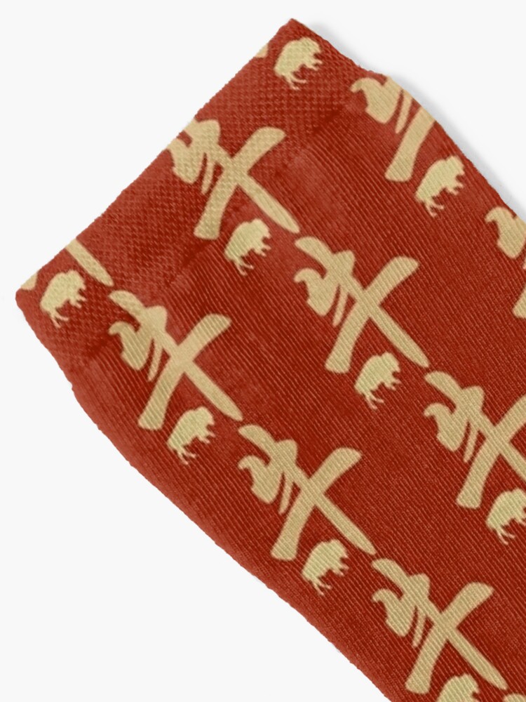 Chinese Years Zodiac Sign Poly Scarf (Ox)
