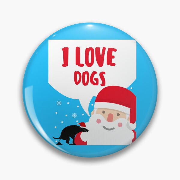 Item preview, Santa Loves Dogs Pooping Dogs designed and sold by Willyboy16.