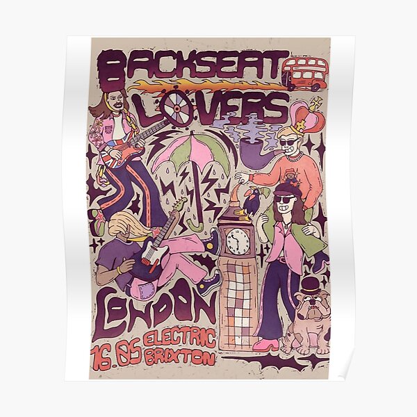 the backseat lovers london Poster