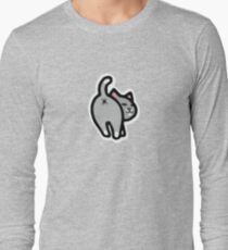 Bitmoji Cat Butt Shirt Long Sleeve T-Shirt