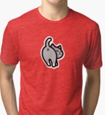 Bitmoji Cat Butt Shirt Tri-blend T-Shirt