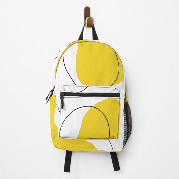 Item preview, Abstract art bright yellow and white designed and sold by justsannex.