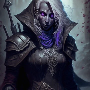 Artwork thumbnail, Drow Ranger by letsgetinspired