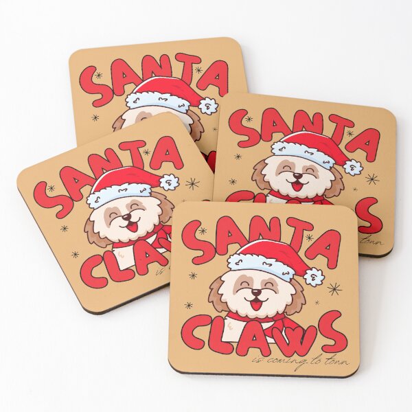 Item preview, Santa Claws Shih Tzu designed and sold by to-esu.