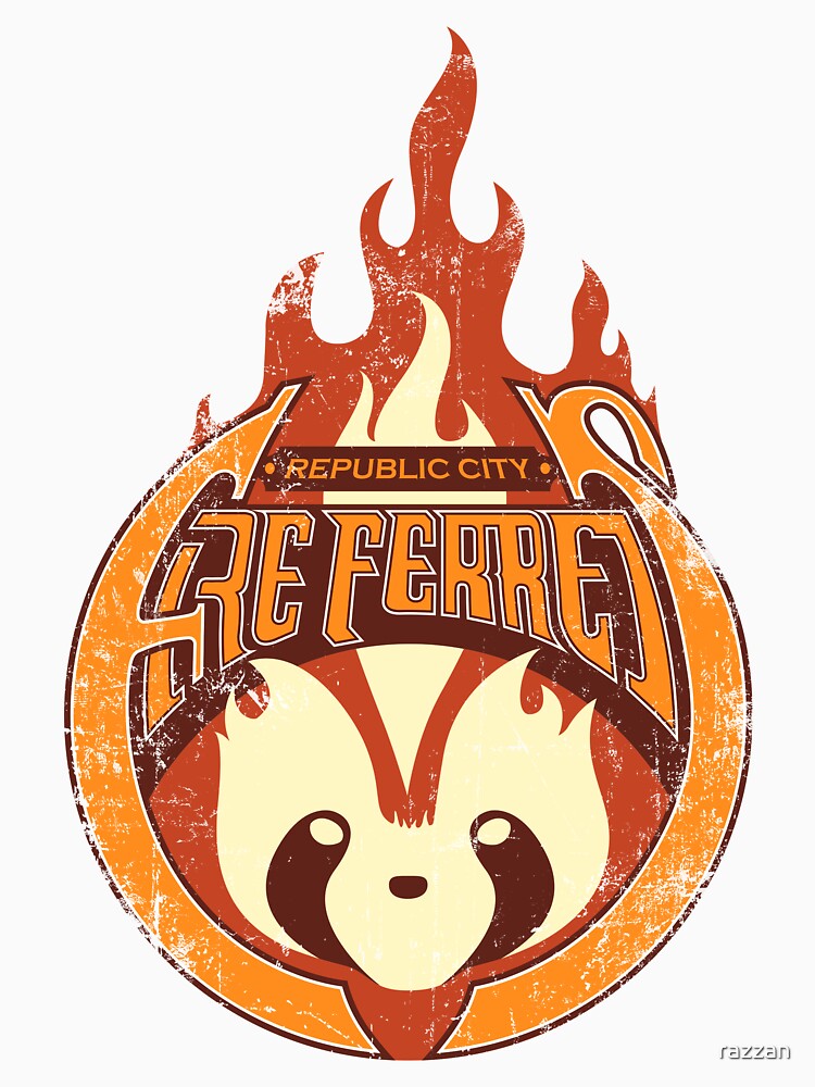 Vintage - Republic City Fire Ferrets by razzan