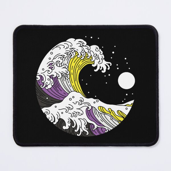 Item preview, Kanagawa Non Binary Pride Flag Nonbinary NB Enby designed and sold by Queer Pride Shop.