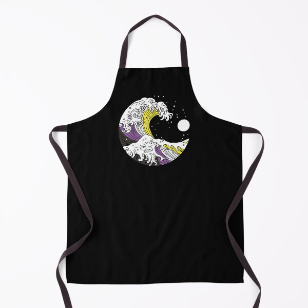 Item preview, Kanagawa Non Binary Pride Flag Nonbinary NB Enby designed and sold by Queer Pride Shop.
