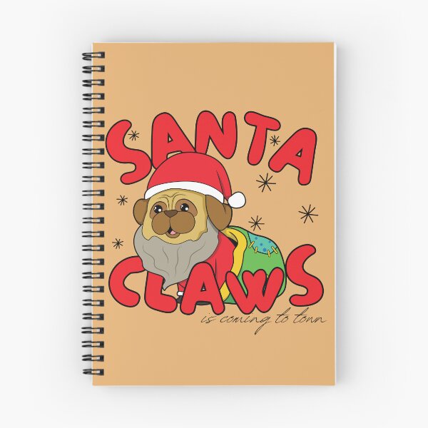 Item preview, Santa Claws Pug designed and sold by to-esu.