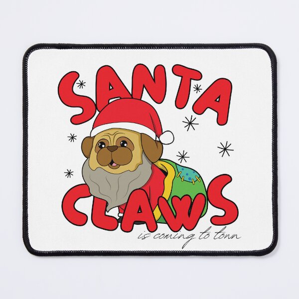 Item preview, Santa Claws Pug designed and sold by to-esu.
