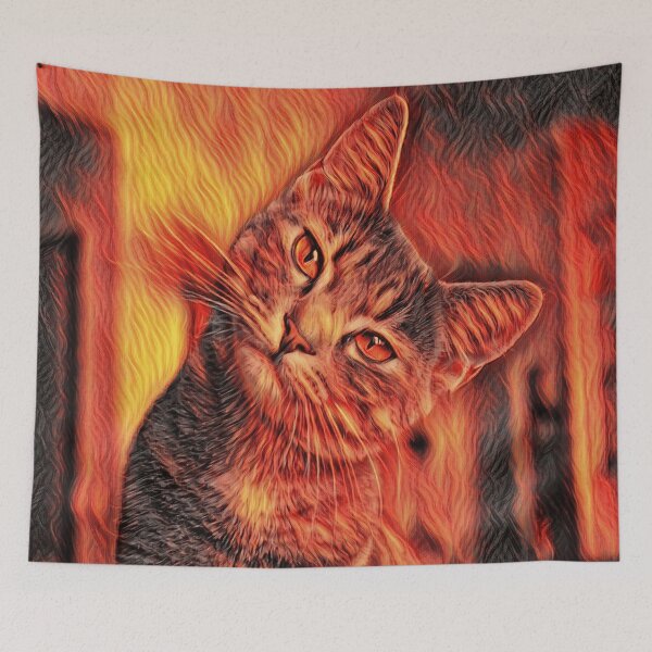 Item preview, Curious Tabby Flame Effect designed and sold by McThingummy.