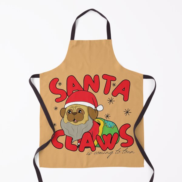 Item preview, Santa Claws Pug designed and sold by to-esu.