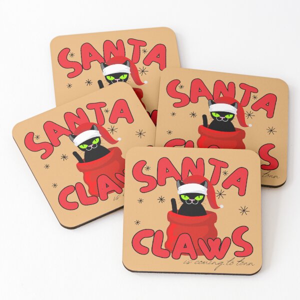 Item preview, Santa Claws Kitty designed and sold by to-esu.