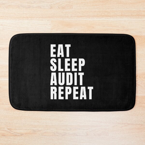 Item preview, Eat Sleep Audit Repeat designed and sold by texteestore.