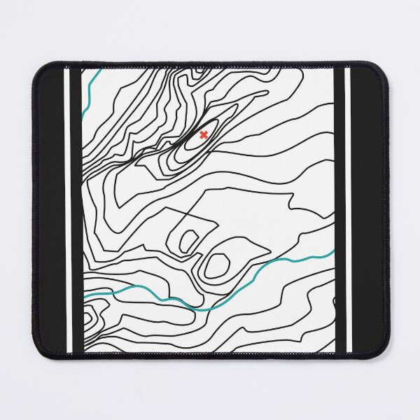 Item preview, Yosemite National Park Trail Map Badge designed and sold by CloudWalker Designs.