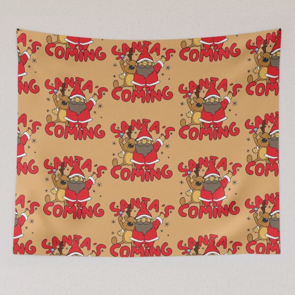 Item preview, Santa's Coming designed and sold by to-esu.