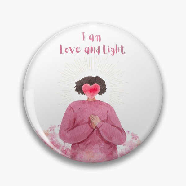 Item preview, I AM LOVE & LIGHT | affirmation | spiritual | meditation | mystical | yoga designed and sold by soulupdesign.