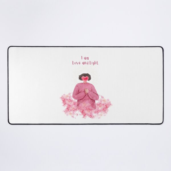 Item preview, I AM LOVE & LIGHT | affirmation | spiritual | meditation | mystical | yoga designed and sold by soulupdesign.
