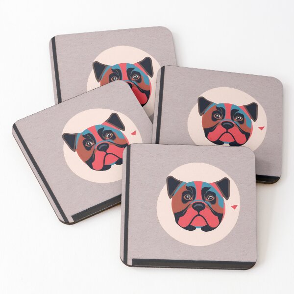 Item preview, Dog logo, geometric, vector, symmetrical, minimalism designed and sold by DrawItOnce.