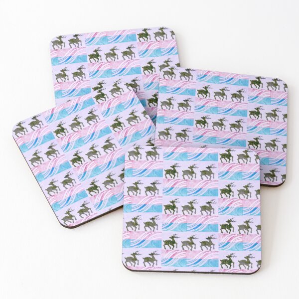 Item preview, Fair isle style reindeers designed and sold by glowvim.