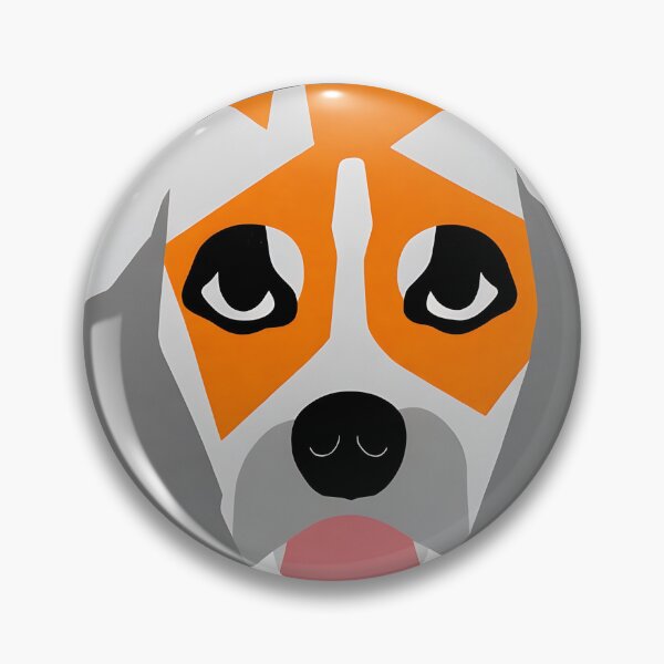 Item preview, Dog logo, geometric, vector, symmetrical, minimalism designed and sold by DrawItOnce.