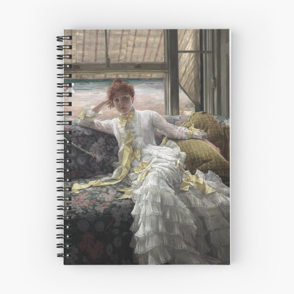 Item preview, James Tissot - Gilded Age Seaside Portrait designed and sold by NewNomads.