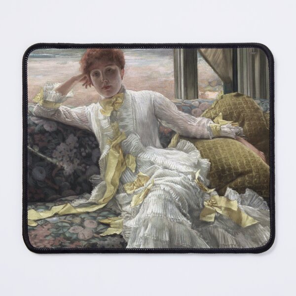 Item preview, James Tissot - Gilded Age Seaside Portrait designed and sold by NewNomads.