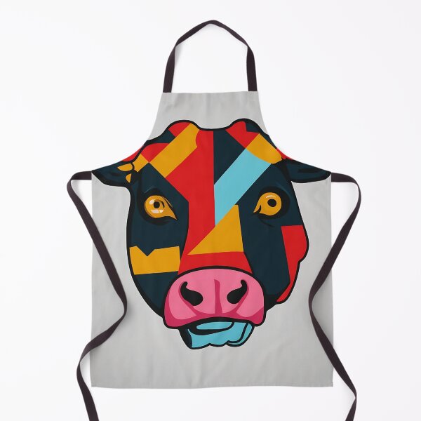 Aperçu de l'œuvre Cow logo, geometric, vector, symmetrical, minimalism créée et vendue par DrawItOnce.