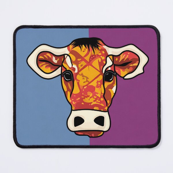 Item preview, Cow logo, geometric, vector, symmetrical, minimalism designed and sold by DrawItOnce.