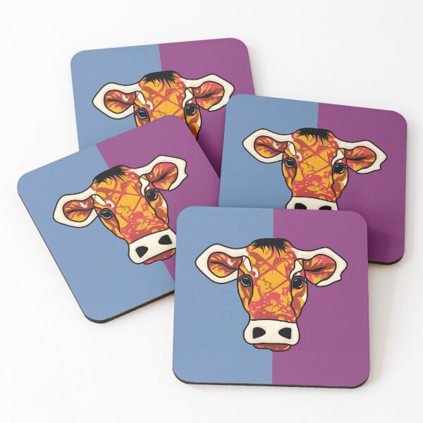Item preview, Cow logo, geometric, vector, symmetrical, minimalism designed and sold by DrawItOnce.