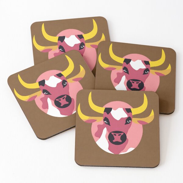 Artikelvorschau, Cow logo, geometric, vector, symmetrical, minimalism entworfen und verkauft von DrawItOnce.