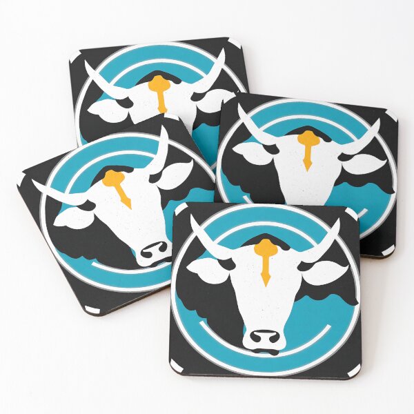 Artikelvorschau, Cow logo, geometric, vector, symmetrical, minimalism entworfen und verkauft von DrawItOnce.