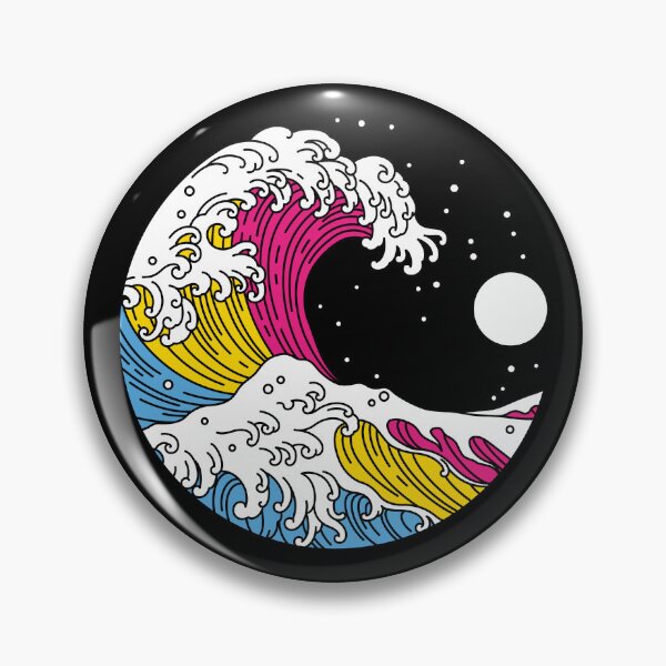 Item preview, Kanagawa Pansexual Pride Flag LGBTQ+ Pan designed and sold by Queer Pride Shop.