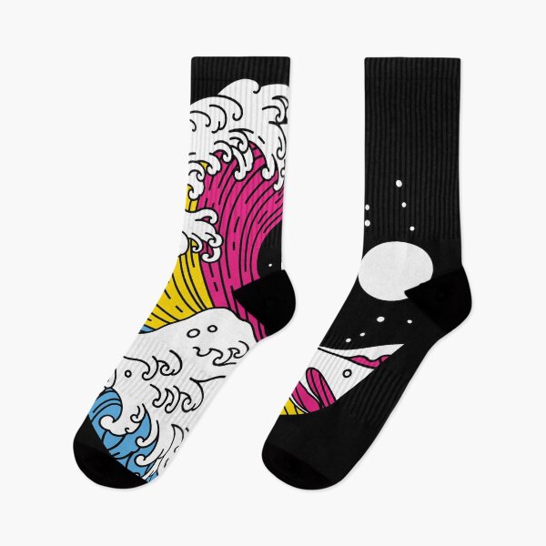 Item preview, Kanagawa Pansexual Pride Flag LGBTQ+ Pan designed and sold by Queer Pride Shop.
