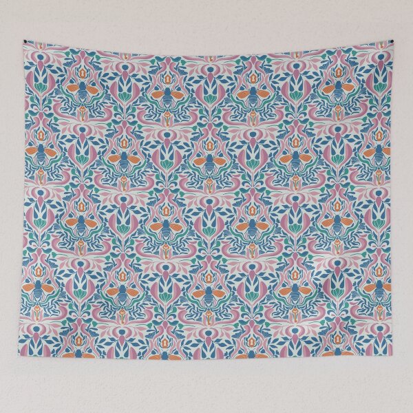Item preview, Colorful Bee and Garden  designed and sold by OnullaDesign.