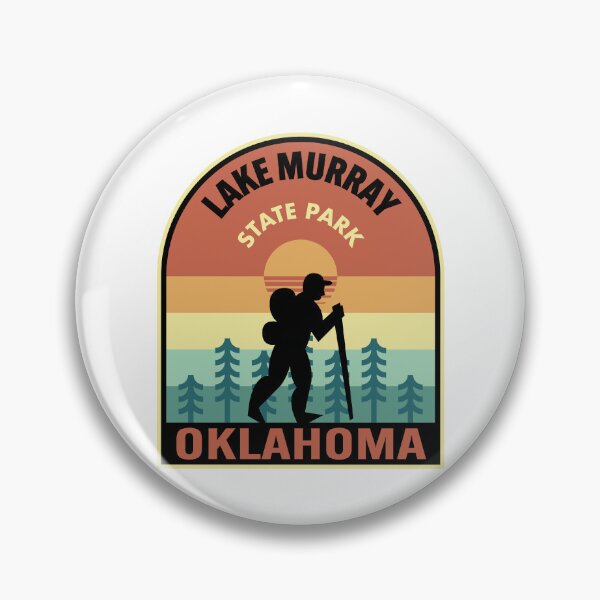 Item preview, Lake Murray State Park Oklahoma Retro Hiking designed and sold by HalpinDesign.