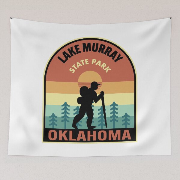 Item preview, Lake Murray State Park Oklahoma Retro Hiking designed and sold by HalpinDesign.
