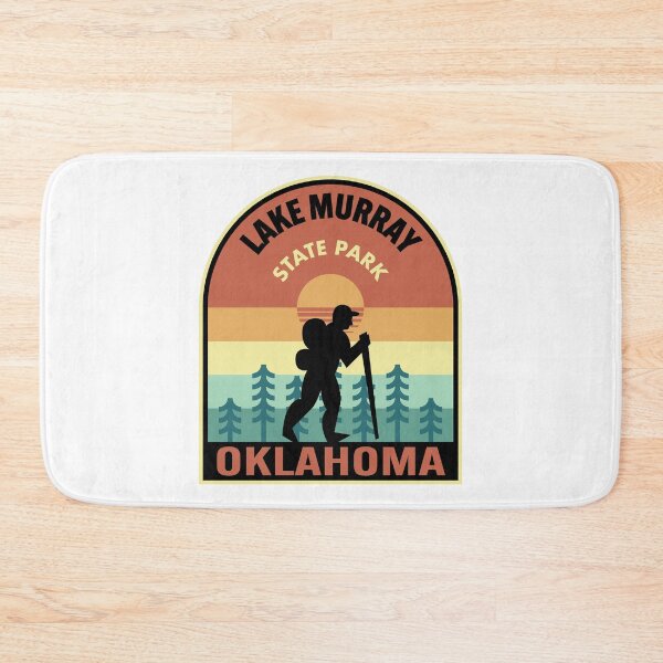 Item preview, Lake Murray State Park Oklahoma Retro Hiking designed and sold by HalpinDesign.