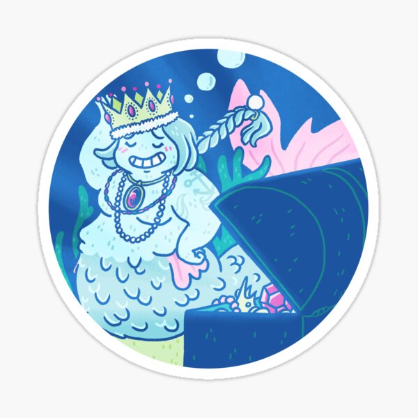 Sirène royale Sticker