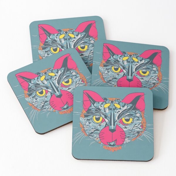 Item preview, Cat logo, geometric, vector, symmetrical, minimalism designed and sold by DrawItOnce.