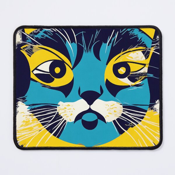 Artikelvorschau, Cat logo, geometric, vector, symmetrical, minimalism entworfen und verkauft von DrawItOnce.