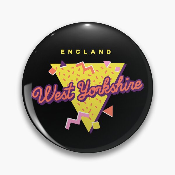 Item preview, Retro 90s Pop 'West Yorkshire' Vintage England designed and sold by dinosareforever.