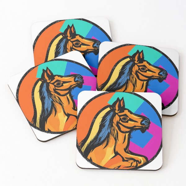 Artikelvorschau, Horse logo, geometric, vector, symmetrical, minimalism entworfen und verkauft von DrawItOnce.