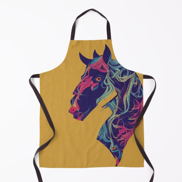 Aperçu de l'œuvre Horse logo, geometric, vector, symmetrical, minimalism créée et vendue par DrawItOnce.