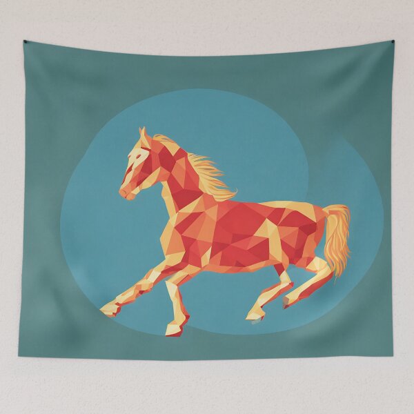 Item preview, Horse logo, geometric, vector, symmetrical, minimalism designed and sold by DrawItOnce.