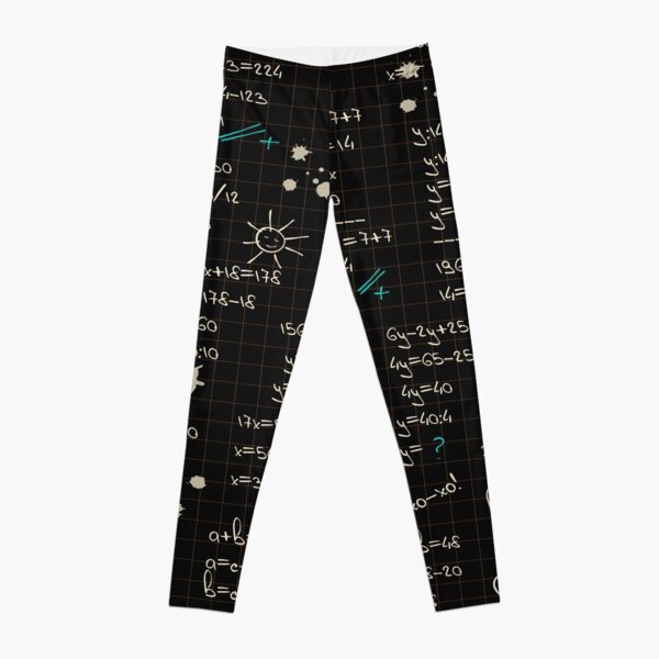 Math Nerd Leggings, Science Geek Leggings, Yoga Pants, Calculus