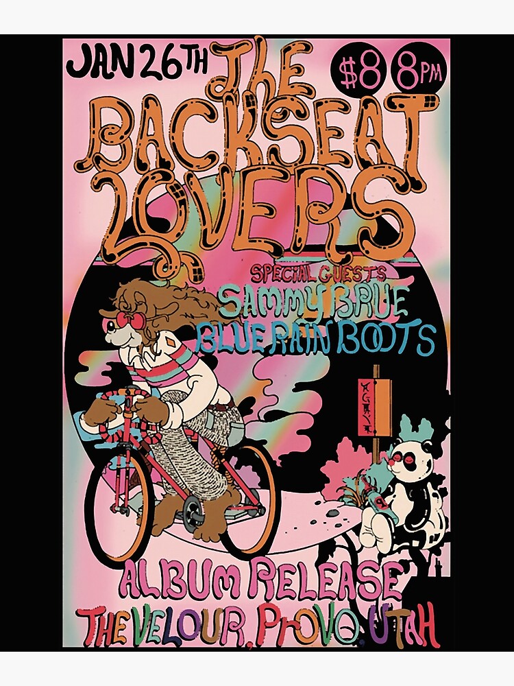 "The Backseat Lovers album " Poster for Sale by Shelightning Redbubble