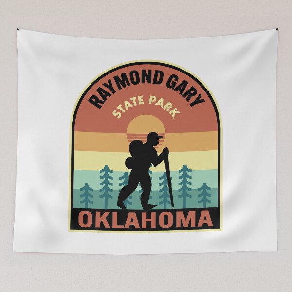Item preview, Raymond Gary State Park Oklahoma Retro Hiking designed and sold by HalpinDesign.