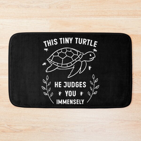 Item preview, This Tiny Turtle He Judges You Immensely - This Turtle.. He Judges you. Funny Saying Turtle designed and sold by Blonc-ou.