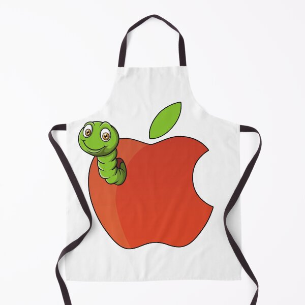 Item preview, Apple with a worm designed and sold by UA-Shirts.
